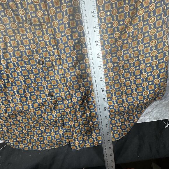 Ripley Custom Tailored Dress Shirt Pattern Print 100% Cotton Men’s Size XL - Picture 7 of 9